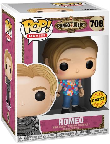 Figurine Funko Pop Roméo + Juliette #708 Romeo avec Tshirt Hawaïen [Chase]