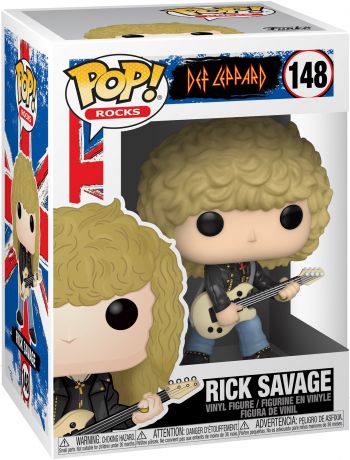 Figurine Funko Pop Def Leppard #148 Rick Savage