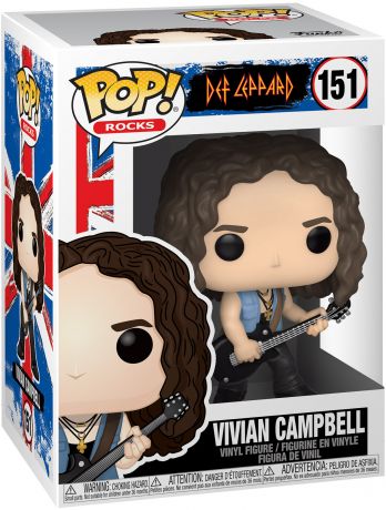 Figurine Funko Pop Def Leppard #151 Vivan Campbell