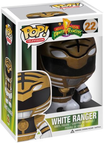 Figurine Funko Pop Power Rangers #22 Ranger Blanc