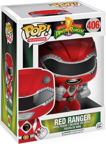 Figurine Funko Pop Power Rangers #406 Ranger Rouge