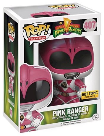 Figurine Funko Pop Power Rangers #407 Ranger Rose - Métallique