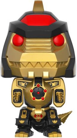 Figurine Funko Pop Power Rangers #535 Noir & Or Dragonzord - 15 cm