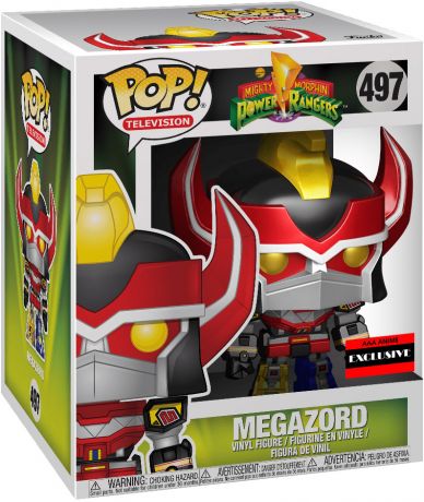 Figurine Funko Pop Power Rangers #497 Megazord - Métallique & 15 cm