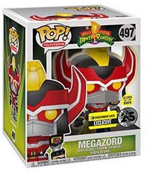 Figurine Funko Pop Power Rangers #497 Megazord - Brillant dans le noir & 15 cm