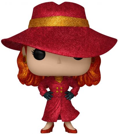 Figurine Funko Pop Carmen Sandiego #662 Carmen Sandiego - Pailleté