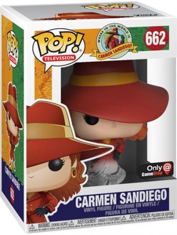 Figurine Funko Pop Carmen Sandiego #662 Carmen Sandiego - Translucide