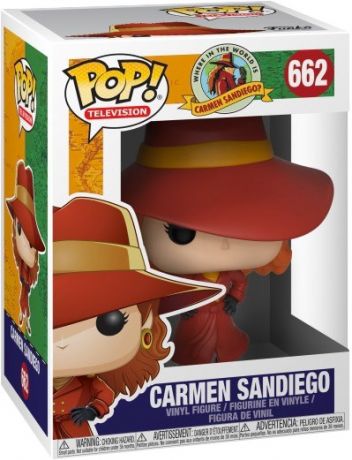 Figurine Funko Pop Carmen Sandiego #662 Carmen Sandiego