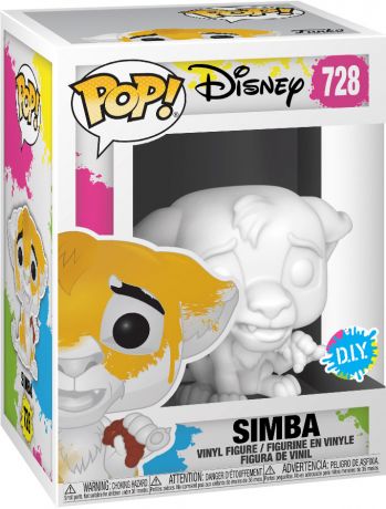Figurine Funko Pop Le Roi Lion [Disney] #728 Simba (D.I.Y)