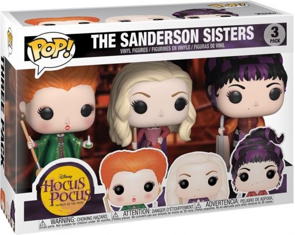 Figurine Funko Pop Hocus Pocus [Disney] Les Sœurs Sanderson - 3 pack