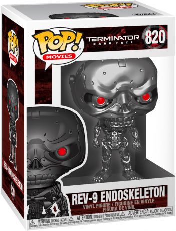 Figurine Funko Pop Terminator : Dark Fate #820 Rev-9 Endoskeleton