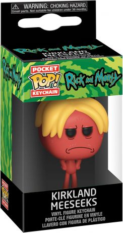 Figurine Funko Pop Rick et Morty Kirkland Meeseeks - Porte-clés