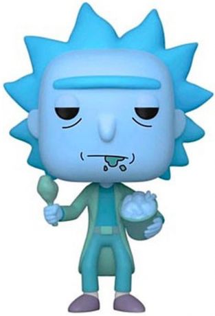 Figurine Funko Pop Rick et Morty #667 Hologram Rick Clone - Brillant dans le noir