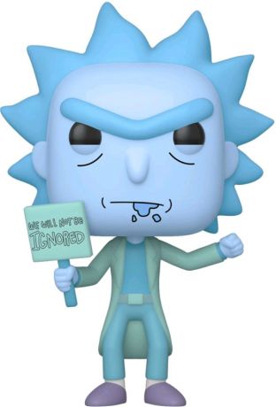 Figurine Funko Pop Rick et Morty #666 Hologram Rick Clone