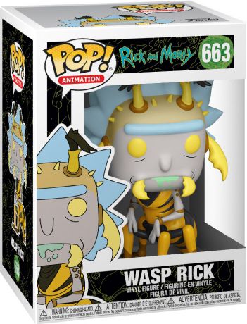 Figurine Funko Pop Rick et Morty #663 Rick la Guêpe 