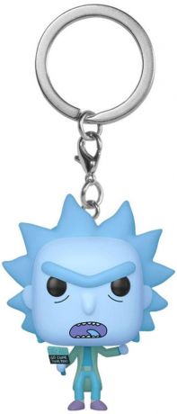 Figurine Funko Pop Rick et Morty Hologram Rick Clone - Porte-clés