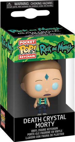 Figurine Funko Pop Rick et Morty Morty avec Cristal de Mort