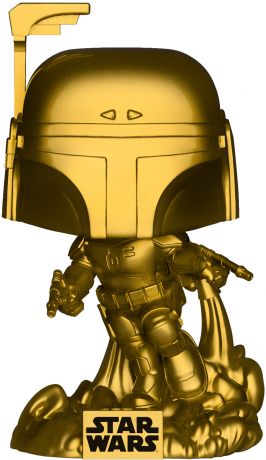 Figurine Funko Pop Star Wars Exclusivité Walmart #285 Jango Fett - Métallique Or
