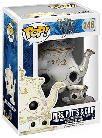 Figurine Funko Pop La Belle et la Bête [Disney] #246 Mme Samovar & Zip