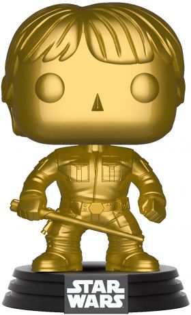 Figurine Funko Pop Star Wars Exclusivité Walmart #93 Luke Skywalker - Métallique Or