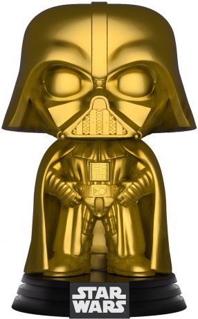 Figurine Funko Pop Star Wars Exclusivité Walmart #157 Dark vador - Métallique Or