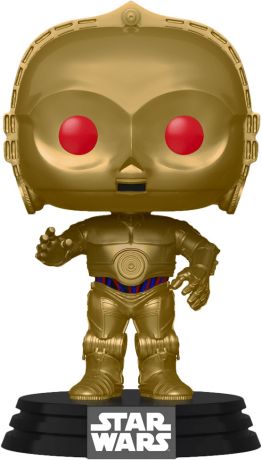 Figurine Funko Pop Star Wars 9 : L'Ascension de Skywalker #360 C-3PO - Métallique Or