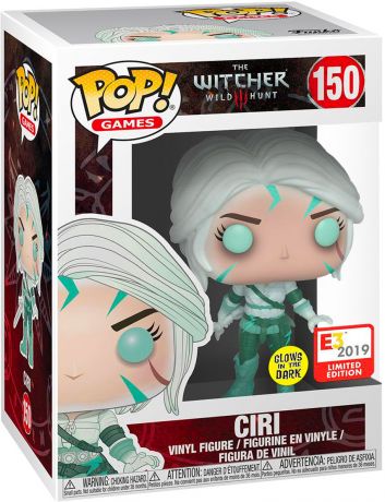 Figurine Funko Pop The Witcher 3: Wild Hunt #150 Ciri - Brillant dans le noir