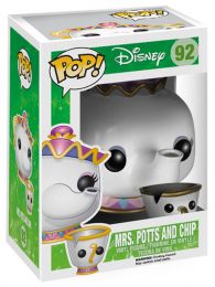 Figurine Funko Pop La Belle et la Bête [Disney] #92 Mme Samovar & Zip