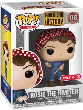 Figurine Funko Pop Histoire des Etats-Unis  #08 Rosie la Riveteuse