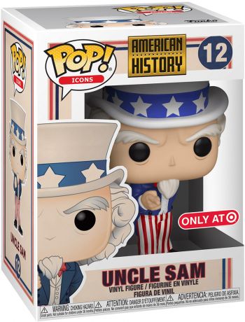 Figurine Funko Pop Histoire des Etats-Unis  #12 Oncle Sam