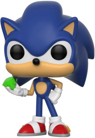 Figurine Funko Pop Sonic le Hérisson #284 Sonic avec émeraude