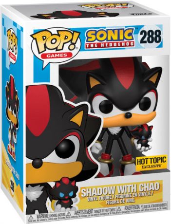 Figurine Funko Pop Sonic le Hérisson #288 Shadow avec Chao