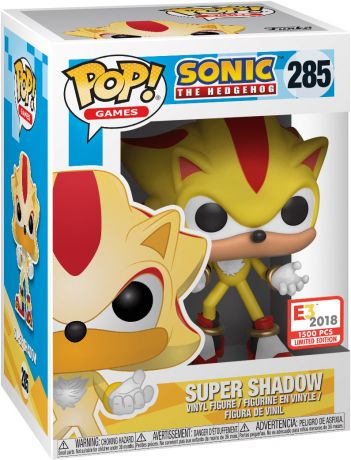 Figurine Funko Pop Sonic le Hérisson #285 Shadow le Hérisson Jaune