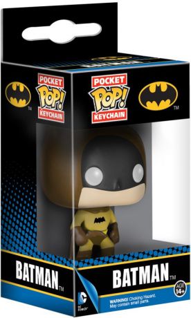 Figurine Funko Pop Batman [DC] Batman Jaune - Porte-clés