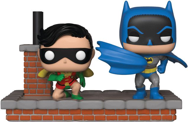 Figurine Funko Pop Batman [DC] #281 Batman et Robin (New Look Batman 1964)