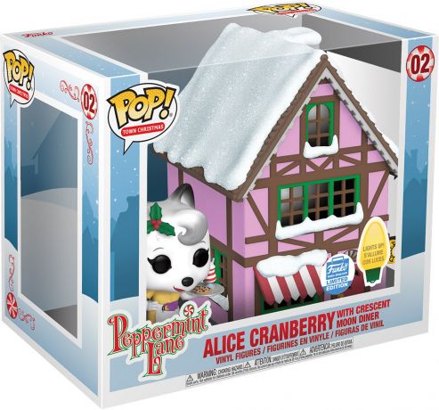 Figurine Funko Pop Peppermint Lane #02 Alice Cranberry avec le Restaurant du Croissant de Lune