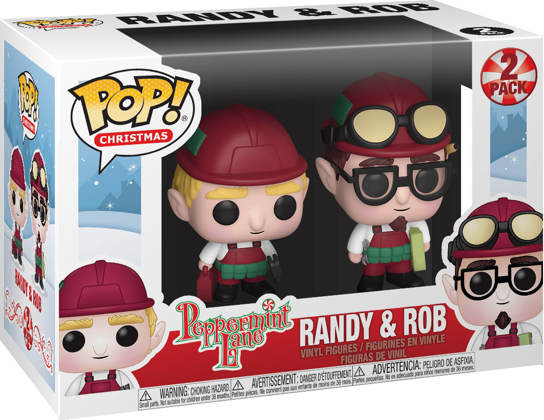 (未使用･未開封品)Pop Peppermint Lane Randy &amp; Rob Vinyl Figure 2-Pack Funko Pop 'Christmas' RANDY & ROB Vinyl Figure 2-Pack