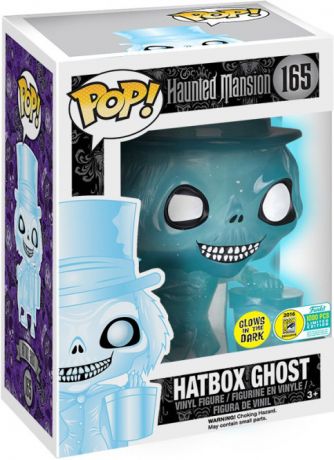 Figurine Funko Pop Le Manoir hanté [Disney] #165 Hatbox Ghost - Pailleté & Brillant dans le noir