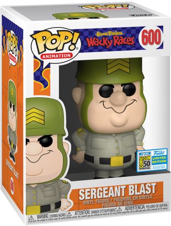 Figurine Funko Pop Hanna-Barbera #600 Sergent Blast (Les Fous du volant)