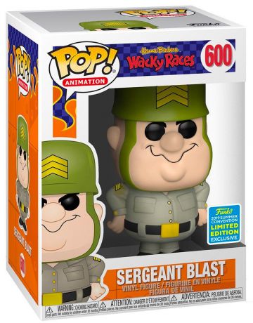 Figurine Funko Pop Hanna-Barbera #600 Sergent Blast (Les Fous du volant)