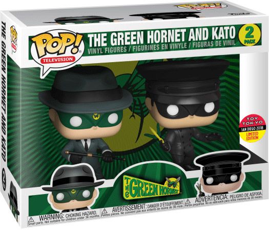 Figurine Funko Pop The Green Hornet Le Frelon Vert & Kato - 2 pack