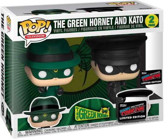 Figurine Funko Pop The Green Hornet Le Frelon Vert & Kato - 2 pack