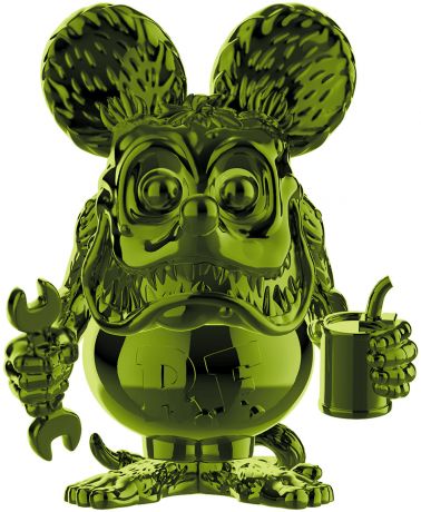 Figurine Funko Pop Rat Fink #15 Rat Fink - Chromé Vert
