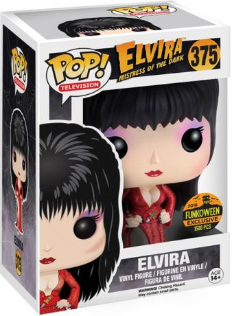 Figurine Funko Pop Elvira, Maîtresse des Ténèbres #375 Elvira Maîtresse des Ténèbres - Pailleté