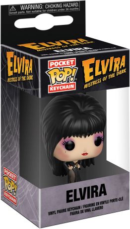 Figurine Funko Pop Elvira, Maîtresse des Ténèbres Elvira Maîtresse des Ténèbres - Porte-clés