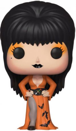 Figurine Funko Pop Elvira, Maîtresse des Ténèbres #375 Elvira en Robe Orange
