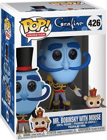 Figurine Funko Pop Coraline  #426 M. Bobinsky avec Souris