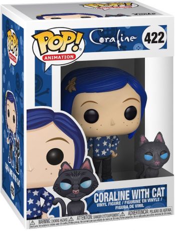 Figurine Funko Pop Coraline  #422 Coraline avec Chat