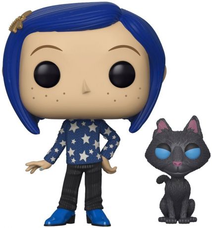 Figurine Funko Pop Coraline  #422 Coraline avec Chat