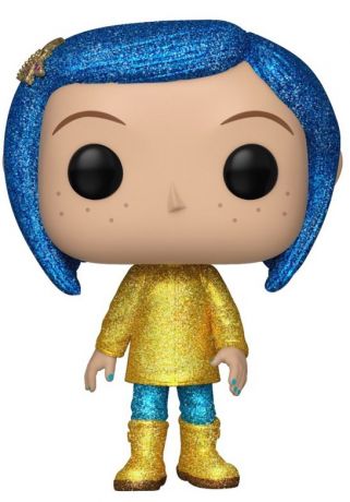 Figurine Funko Pop Coraline  #423 Coraline en Imperméable - Pailleté